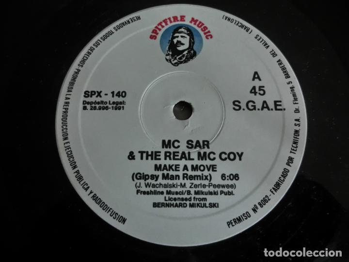 Discos de vinilo: MC Sar & The Real Mc Coy - Make a Move - Foto 3