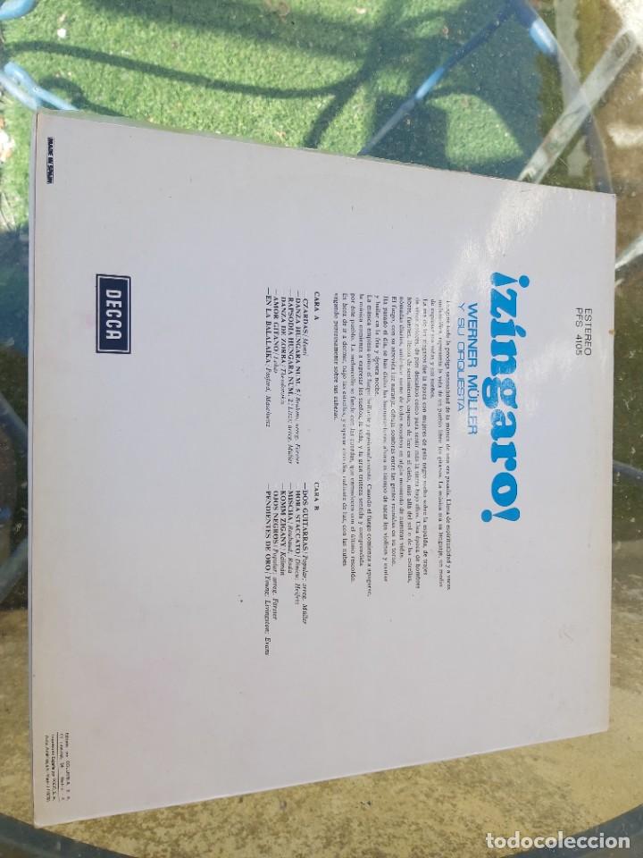 Discos de vinilo: Z&Iacute;NGARO. WERNER MULLER Y SU ORQUESTA. - Foto 2