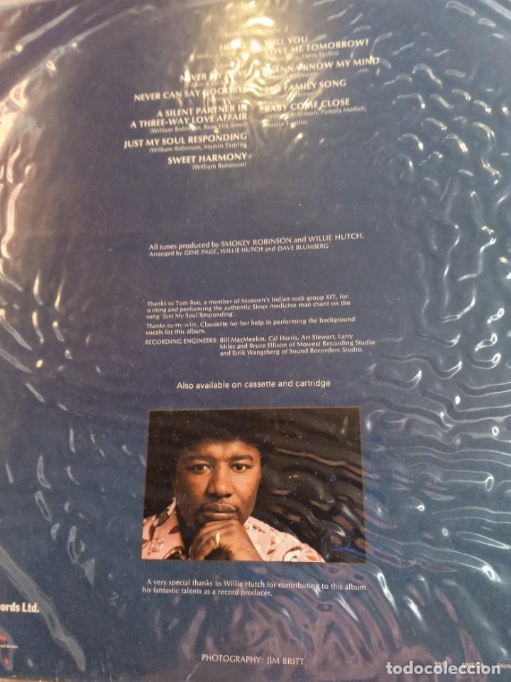 Discos de vinilo: SMOKEY ROBINSON- SMOKEY. LP. - Foto 2