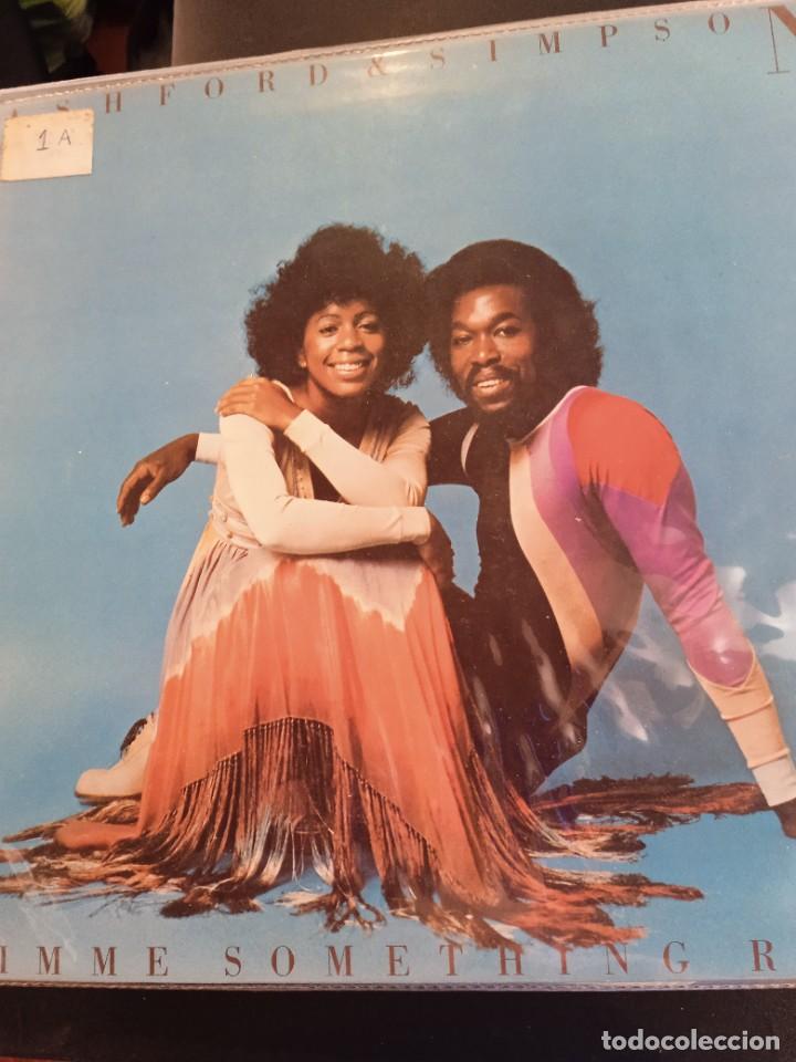Discos de vinilo: ASHFORD & SIMPSON- GIMME SOMETHING REAL. LP - Foto 1