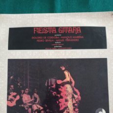 Discos de vinilo: DISCO VINILO LP , FIESTA GITANA ,1969