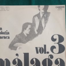 Discos de vinilo: DISCO VINILO LP , GRAN ANTOLOGIA FLAMENCO , MALAGA VOL. 3 , 1971