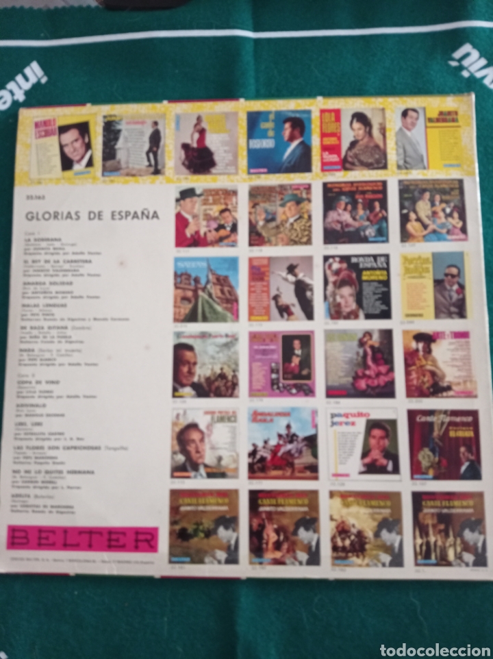 Discos de vinilo: DISCO VINILO LP , GLORIAS DE ESPA&Ntilde;A , 1967 - Foto 2