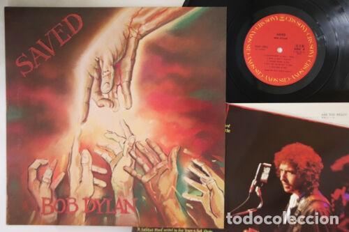 Discos de vinilo: BOB DYLAN / SAVED 1980 !! RARA COMPLETA 1&ordf; EDIT JAPAN 1&ordm; PRESS + LIBRETO + ENCARTE !! TODO EXC