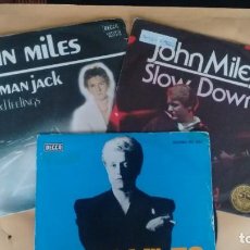 Discos de vinilo: LOTE DE 3 SINGLES ( VINILO) DE JOHN MILES