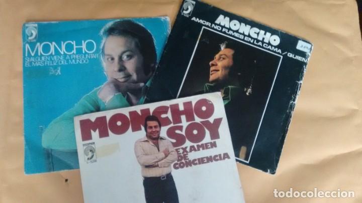 Discos de vinilo: LOTE DE 3 SINGLES ( VINILO) DE MONCHO - Foto 1