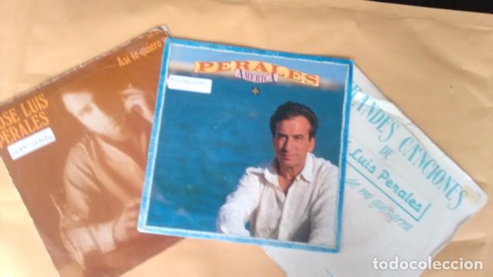 Discos de vinilo: LOTE DE 3 SINGLES ( VINILO) DE JOSE LUIS PERALES - Foto 1