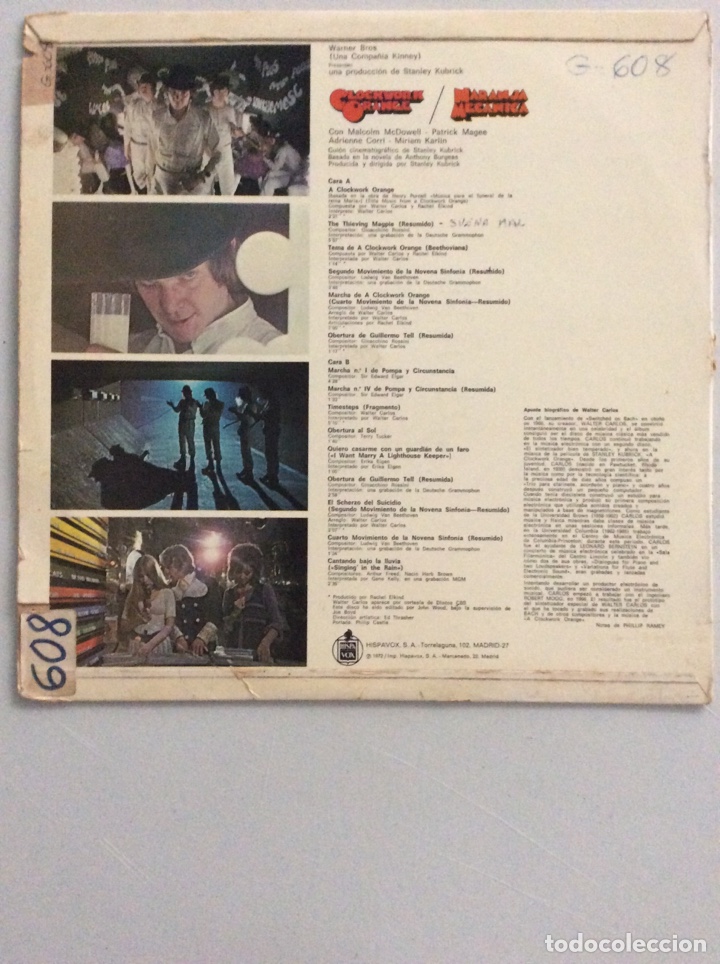 Discos de vinilo: Naranja mec&aacute;nica. - Foto 2
