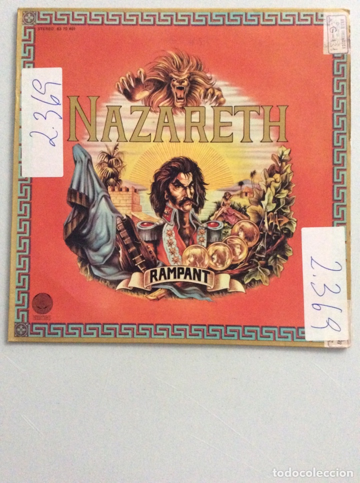 Discos de vinilo: Nazareth. Rampant. - Foto 1
