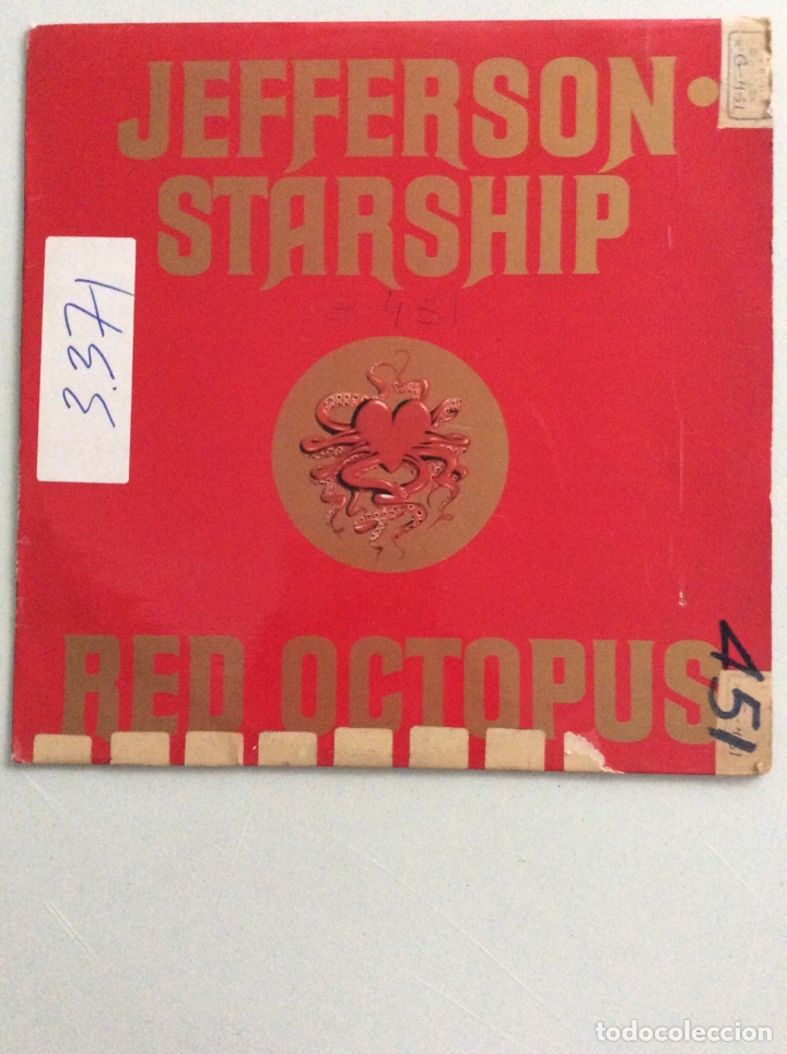 Discos de vinilo: Jefferson Starship. Red octopus. - Foto 1