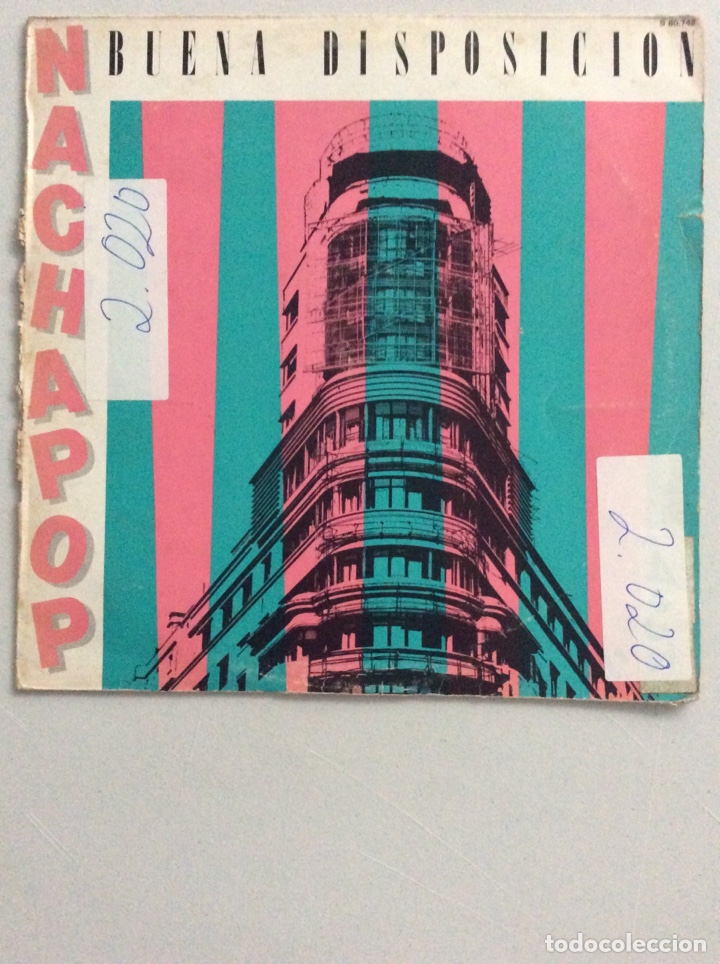 Discos de vinilo: Nacha Pop. Buena disposici&oacute;n. - Foto 1