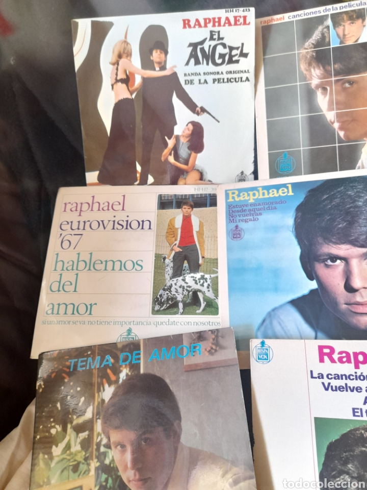 Discos de vinilo: Siete antiguos vinilos de Raphael - Foto 2