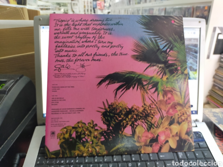 Discos de vinilo: Gato Barbieri LP tr&oacute;pico u.s.a. 1978 - Foto 2