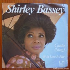 Dischi in vinile: SHIRLEY BASSEY / CANTA / 1975 / SINGLE