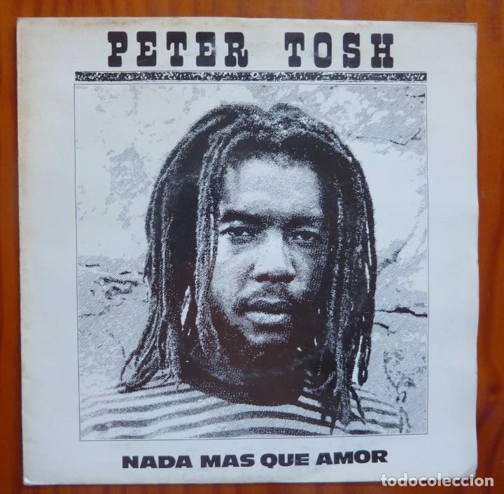 Discos de vinilo: PETER TOSH / NOTHING BUT LOVE / 1981 / SINGLE - Foto 1