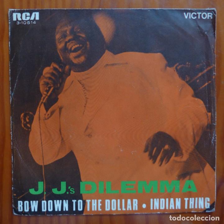 Discos de vinilo: J.J.s DILEMMA / BOW DOWN TO THE DOLLAR / 1970 / SINGLE - Foto 1