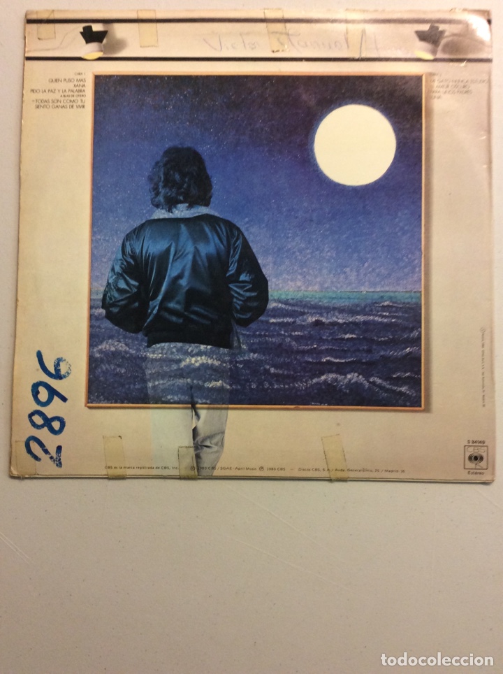 Discos de vinilo: V&iacute;ctor Manuel. Luna. - Foto 2