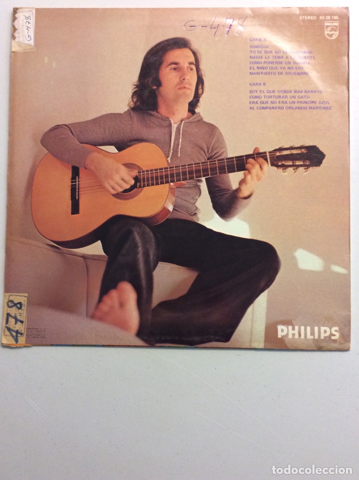 Discos de vinilo: V&iacute;ctor Manuel. C&oacute;micos. - Foto 2