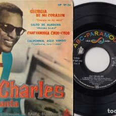 Discos de vinilo: RAY CHARLES - GEORGIA ON MY MIND - EP DE VINILO EDICION ESPAÑOLA - CS 3. Lote 343576118