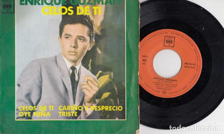 Discos de vinilo: ENRIQUE GUZMAN - CELOS DE TI - EP DE VINILO - CS 3 - Foto 1