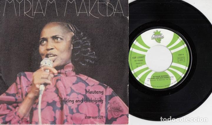 Discos de vinilo: MIRIAM MAKEBA - HAUTENG - SINGLE DE VINILO EDICION FRANCESA - CS 3 - Foto 1