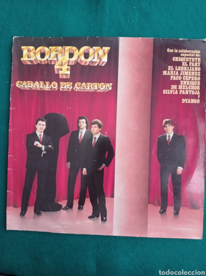 Discos de vinilo: DISCO VINILO LP , BORDON 4 , CABALLO DE CARTON 1986 - Foto 1