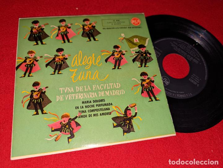 Dischi in vinile: TUNA FACULTAD VETERINARIA MADRID Alegre tuna.Maria Dolores/En la noche perfumada +2 EP 7'' 1960 RCA
