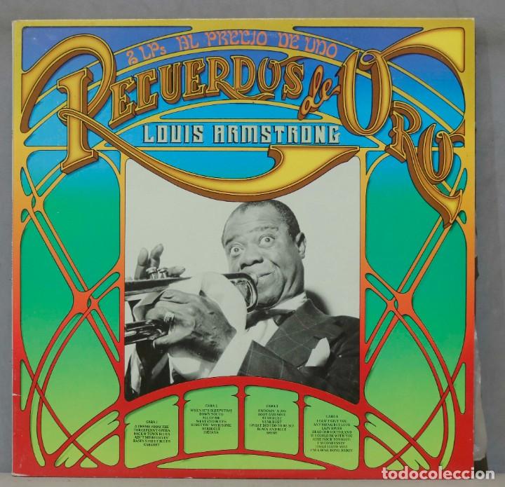 Discos de vinilo: 2 LP. LOUIS ARMSTRONG. RECUERDOS DE ORO - Foto 1