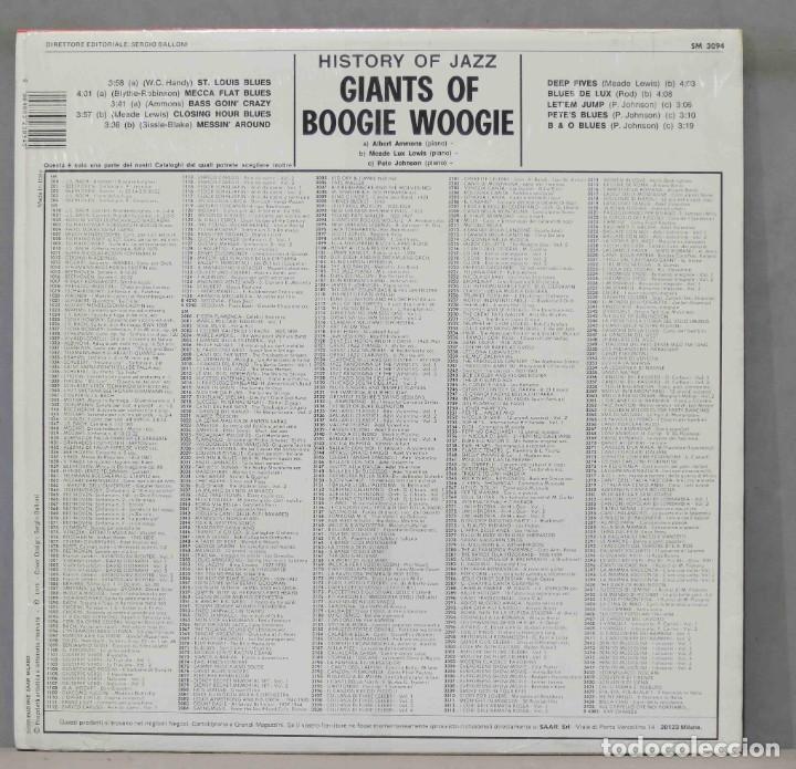 Discos de vinilo: LP. Giants Of Boogie Woogie - Foto 2