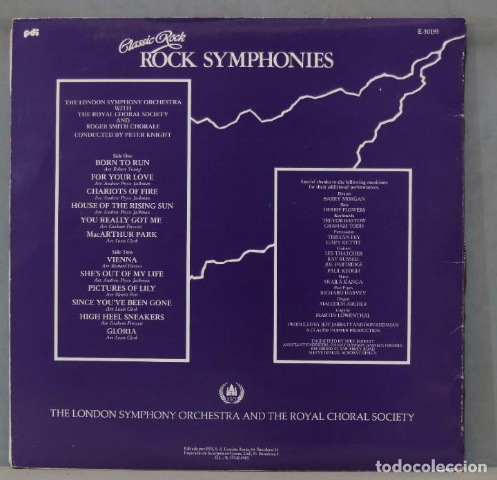 Discos de vinilo: LP. ROCK SYMPHONIES CLASSIC - Foto 2