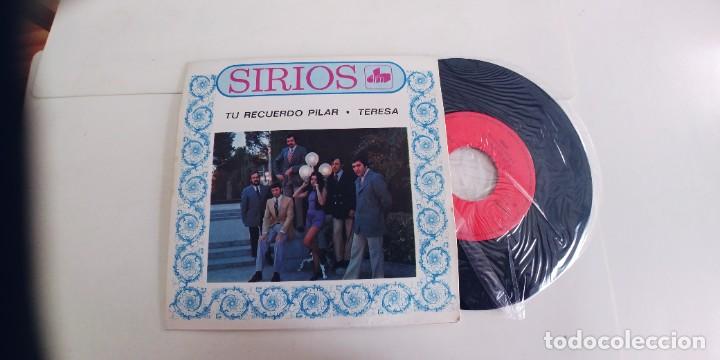 Discos de vinilo: SIRIOS-SINGLE TU RECUERDO PILAR-NUEVO - Foto 1