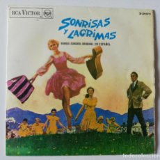 Discos de vinilo: SONRISAS Y LÁGRIMAS BANDA SONORA ORIGINAL SINGLE EP 1966 MARÍA LA CABRITA SOLITARIA DO RE MI. Lote 343783938
