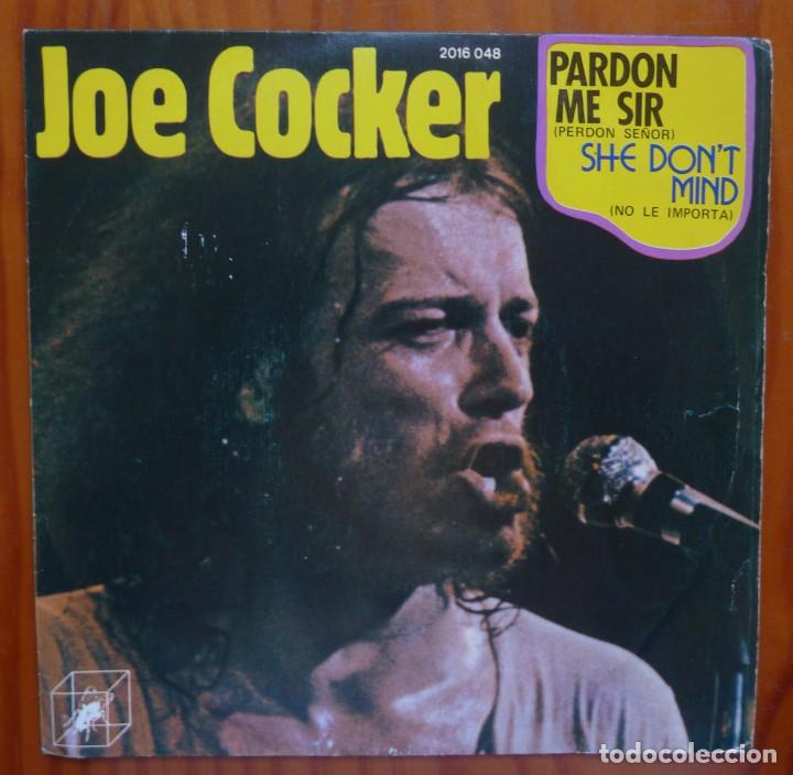 Discos de vinilo: JOE COCKER / PARDON ME SIR / 1973 / SINGLE - Foto 1