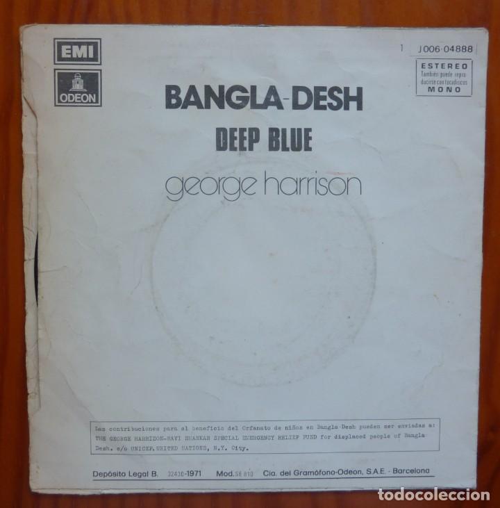 Discos de vinilo: GEORGE HARRISON / BANGLA-DESH / 1971 / SINGLE - Foto 2
