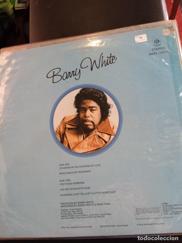 Discos de vinilo: BARRY WHITE- I&acute;VE GOT SO MUCH TO GIVE. LP - Foto 2