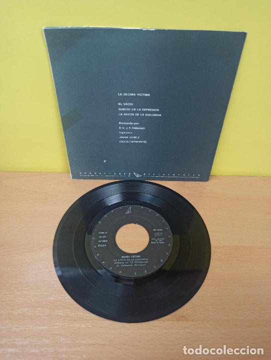 Discos de vinilo: EP DISCO VINILO LA DECIMA VICTIMA EL VACIO + 2 - Foto 2
