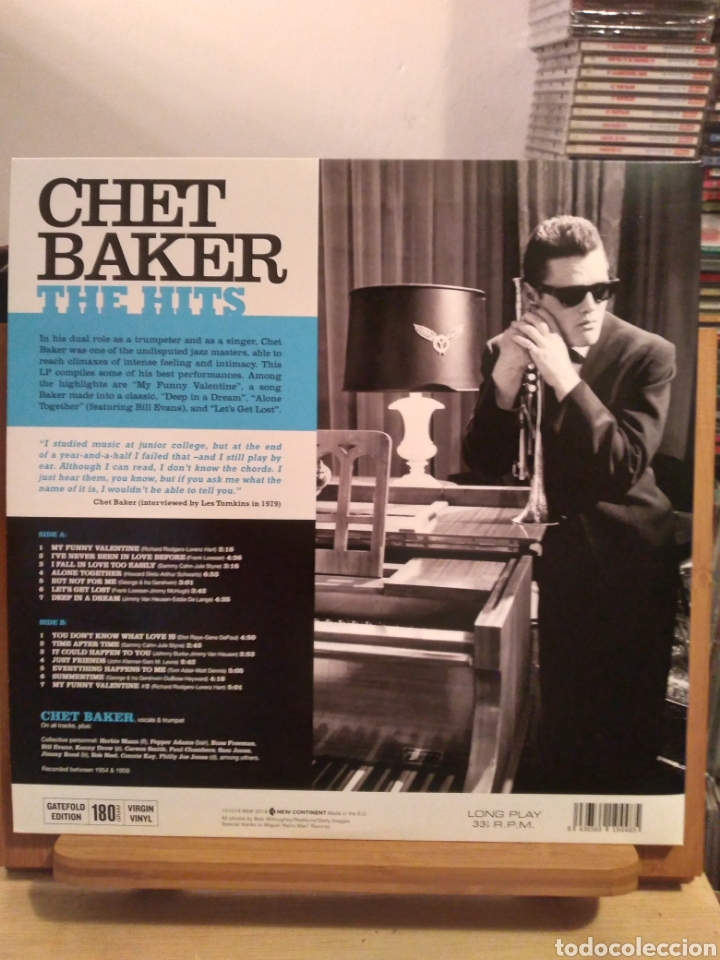 Discos de vinilo: LP-CHET BAKER-THE HITS-EU.19 - Foto 3