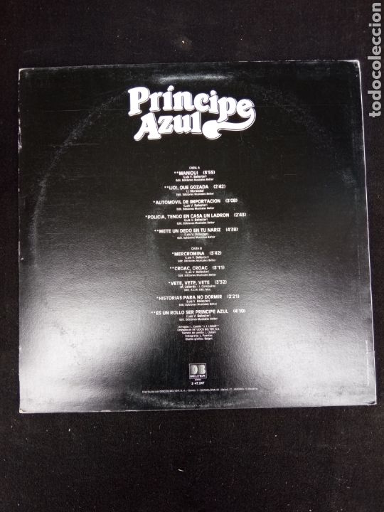 Discos de vinilo: PRINCIPE AZUL - Foto 2