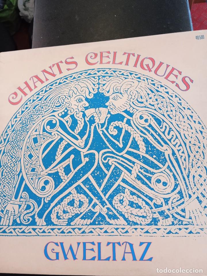 Discos de vinilo: GWELTAZ- CHANTS CELTIQUES. LP - Foto 1