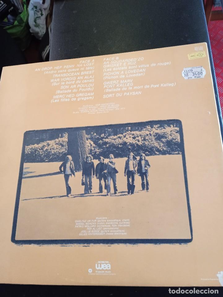 Discos de vinilo: GWELTAZ- CHANTS CELTIQUES. LP - Foto 2