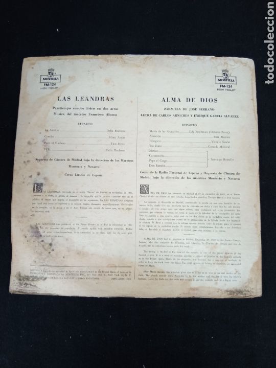 Discos de vinilo: LAS LEANDRAS - Foto 2