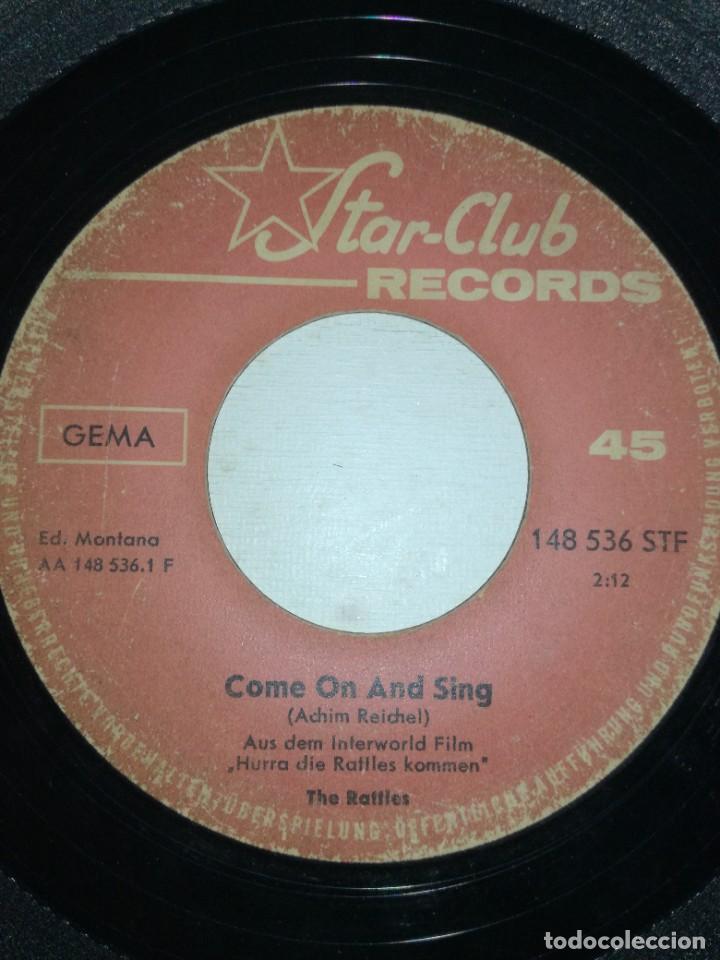 Discos de vinilo: THE RATTLES-COME ON AND SING-SINGLE JUKEBOX - Foto 4