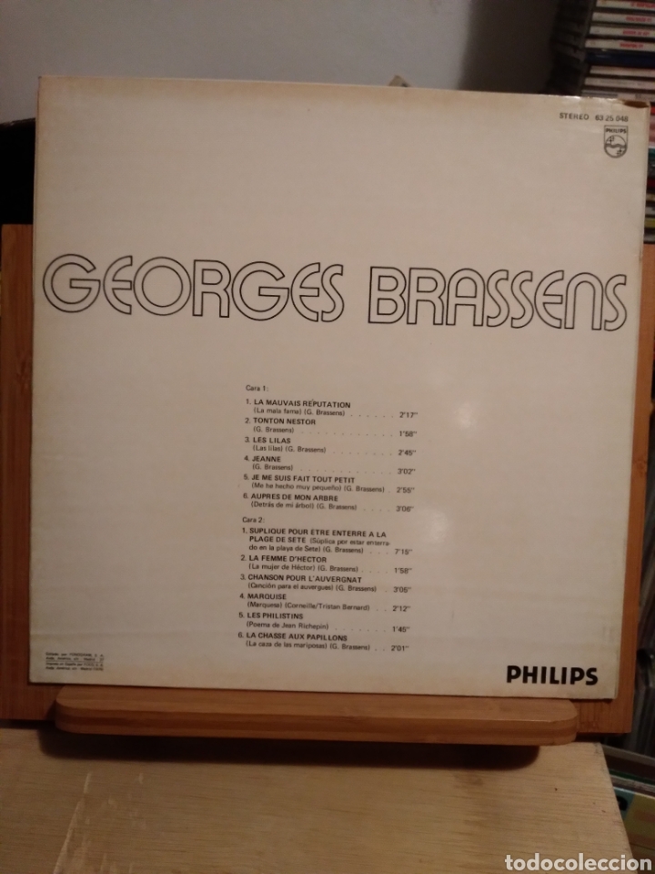 Discos de vinilo: LP-GRORGES BRASSENS-DISCO DE ORO- ES.73 - Foto 2