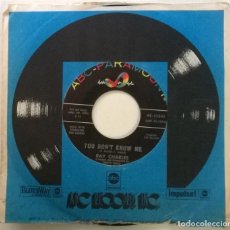 Discos de vinilo: RAY CHARLES. CARELESS LOVE/ YOU DON'T KNOW ME. ABC-PARAMOUNT, USA 1962 SINGLE
