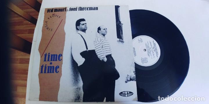 Discos de vinilo: TED MAURI & TONI THREEMAN-LP TIME TIME - Foto 1