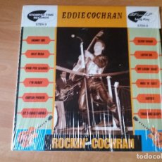 Discos de vinilo: EDDIE COCHRA ROCKIN WITH EDDIE 25 CM COMO NUEVO. Lote 343920873