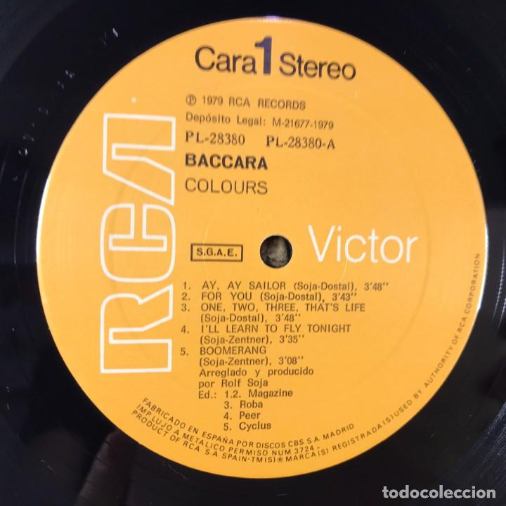 Discos de vinilo: Baccara &ndash; Colours - Vinyl, LP - SPAIN - Foto 5
