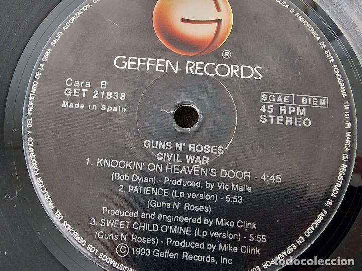 Discos de vinilo: VINILO MAXI SINGLE GUNS N ROSES EN ESPA&Ntilde;A - Foto 6