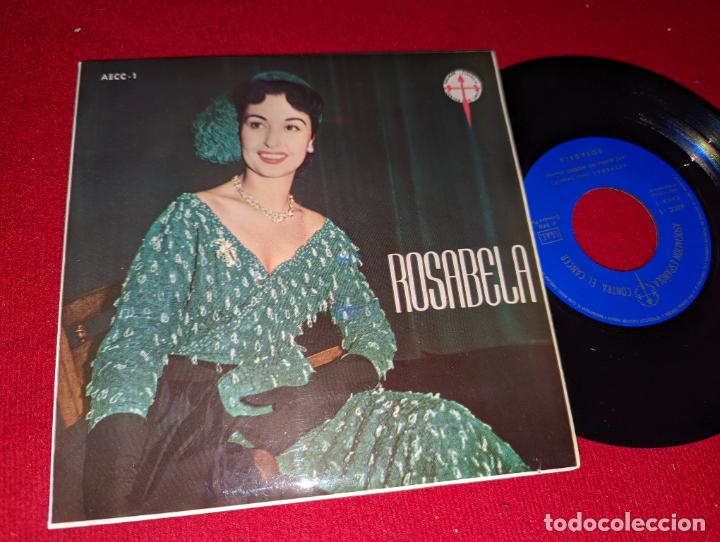 Disques de vinyle: ROSABELA Historia de un amor/Luna de Espa&ntilde;a/Vesperal +1 EP 7'' 1964 PROMO EX