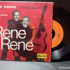 Discos de vinilo: RENÈ & RENÈ LAS COSAS / LLORARAS SINGLE SPAIN 1969 PDELUXE